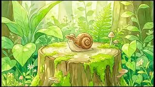 Retro Lo-Fi Forest Trail Walk 🌲 Instrumental for Study, Focus, Hiking & Calm Thinking