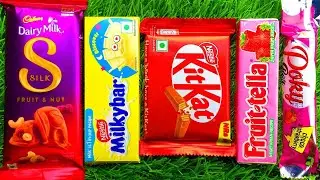 Satisfying Video Asmr Unboxing GIANT Sweets Chocolate and Rainbow Lollipops with Candy Cutting Asmr.