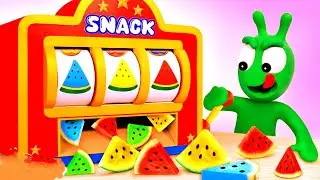 Pea Pea Watermelon Vending Machine | Pea Pea Cartoon | Kids Learning | Cocomelon Nursery Rhyme