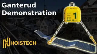 Ganterud Demonstration - Lifting Precast Stairs