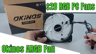 Okinos A RGB Fans 5 Pack With Controller Hub & Remote, Unboxing