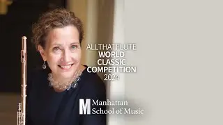 [ARTIST PROJECT] AWCC 2024 JURY - Flutist Linda Chesis (Professor of Manhattan School of Music)