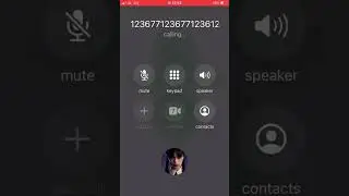 I CALLED Wednesday Addams After Dialling Their Theme Song | IPhoneDialSongs #shorts