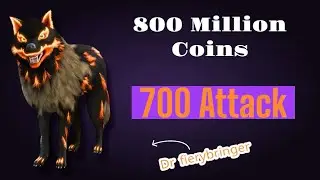 The Wolf- Upgrading Attack to 700 || Using 800 M Coins🔥🐺