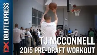 Видео тренировки Ти Джея Макконнелла перед драфтом НБА 2015 года &mdash; DraftExpress