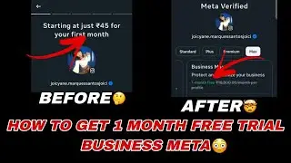 How to get 1 month free trial business meta |business meta trial kaise le #instagram #tending #viral