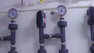Установка для впрыскивания гипохлорита натрия фирмы BI Pure Water с перистальтическим насосом