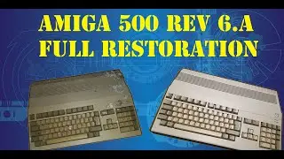 Amiga 500 rev 6a, Full restoration . No retrobright.