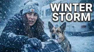 Preparing for a Winter Storm in my Tiny Camper