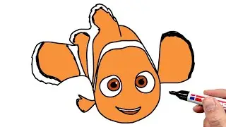 How to Draw Nemo From Finding Nemo