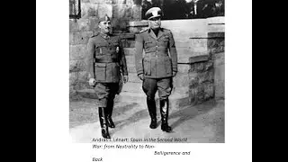 Andr&aacute;s T. L&eacute;n&aacute;rt: Spain in the Second World War: from Neutrality to Non-Belligerence and Back