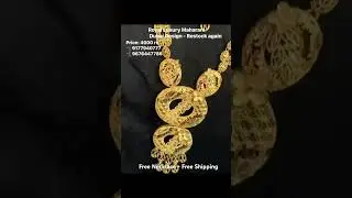 Premium Gold Maharani haar #2025 #dubai #gold #design #price ₹4000 #imitationjewellery [Gold Polish]