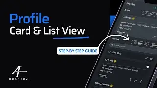 View profiles in Card or List view in AB Quantum&trade;
