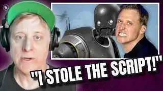 Alan Tudyk doesn't respect the secrecy of Star Wars secrets. He stole the Rogue One Script!