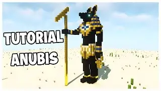 Как построить статую Анубиса в Minecraft