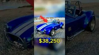 59 People Bid On This $38k Cobra... It's A Replica #carauction #cardealership #copart