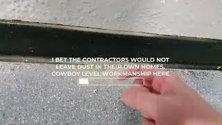 LIVV Housing Group contractors think its OK to leave dust after drilling.