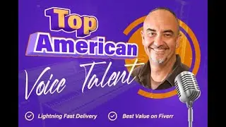 I will record a Professional American English male voice over