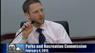 Parks and Recreation Commission  - February 4, 2015