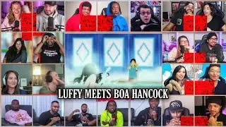 Luffy Meets Boa Hancock Reaction Mashup  | One Piece Episode 411