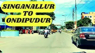 🚗 Singanallur to Ondipudur | Road View Drive in Coimbatore