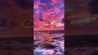 Ocean Waves animation 🌊 #shorts