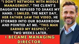 She Refused To Shake My Hand. Two Weeks Later, I Was Her Boss. | Office Revenge