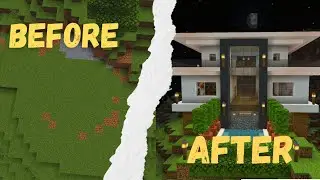 Minecraft| How to build a Modern House in Minecraft with swimming pool 🏡⚒️ #31 #minecraft #modern