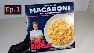 Trying Gordon Ramsay's FROZEN Meals Ep. 1 | Mac & Cheese