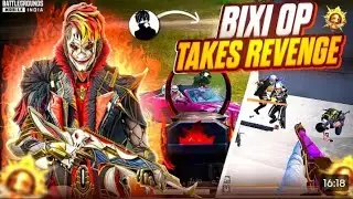 Bixi op Takes Revenge in conqueror lobby 🔥 solo vs squad rank push lobby gameplay | BGMI