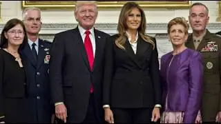 Trump's Foreboding, Cryptic &lsquo;Calm Before the Storm&rsquo; Line While Posing with Military Leaders