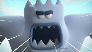 Ignited Snow Monster In The Explosion (First Thing On Astrolology)
