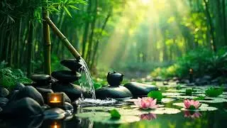 Sleep Deeply with Healing Water Flow and Nature Night Atmosphere