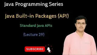 Java Built-in Packages (API) | Overview