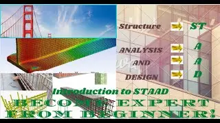 STAAD.pro Tutorial for Complete Beginners PART-1 of TUTORIAL-3.