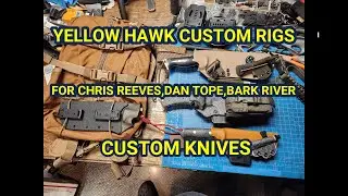 BEST KYDEX SHEATHS? DAN TOPE, BARK RIVER, CHRIS REEVES- CUSTOM KYDEX SHEATH SYSTEMS. YELLOW HAWK.