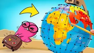 Mappamondo Fai-Da-Te & Avventure Globali Con Sam Lo Slime! 🛠️🚀