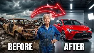 ASMR Car Restoration! Full Restoration of a 1990s Toyota Corolla from Total Disrepair to New
