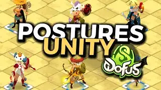 Toutes les POSTURES des CLASSES de DOFUS UNITY (combat)