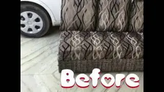 TBW laundry Solution sofa Dry-cleaning results