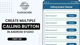 Part-08 | How to create multiple call button in android studio | Multiple Calling Button in Android.