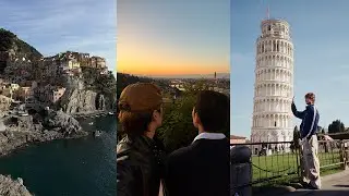 4 Days 피렌체는 처음이라...🫶🏻🇮🇹 미켈란젤로 광장, 피사의 사탑, 친퀘테레, 이탈리아 여행 브이로그