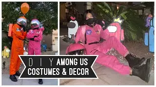 DIY Among Us Costumes & Decor REVEAL Part 2 ♡ VLOG