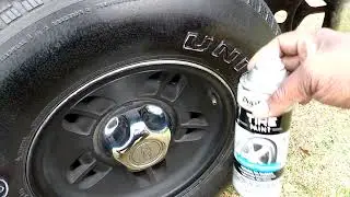 dupli color tire paint will it cover 📔 letter ✉️ tires in let's see 🙈