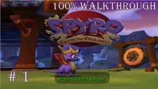 Spyro: Enter The Dragonfly ☆ 1 ☆ Dragon Realms (100%, No Commentary)