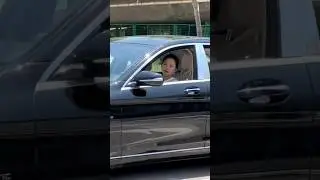 Girl driving S-Class #trending #luxurycars