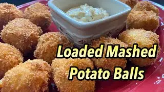 Mashed potato balls/how to use left over mashed potatoes/twisted Mikes
