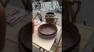 Vintage garden tools, galvanised baths and buckets as planters and wicker baskets . #gardeningideas