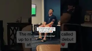 Cam Booser reacts to getting called up to the MLB&rsquo;s Pittsburgh Pirates at age 31.