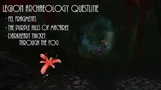 WoW Fel Fragments / The Purple Hills of Mac'Aree / Darkheart Thicket: Through the Fog Quest Guide